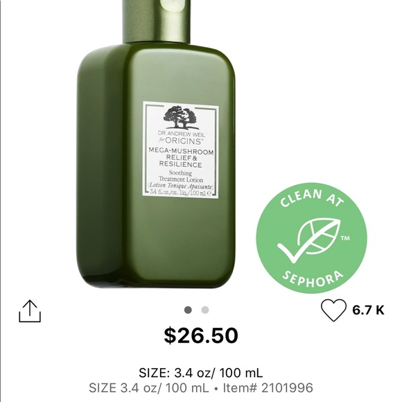 Clean Beauty Origins MegaMushroom Treatment Lotion - Picture 2 of 2